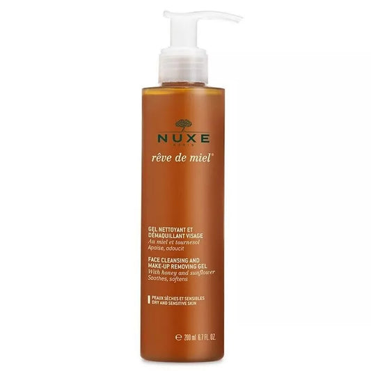 Nuxe Rêve de Miel Face Cleansing and Make-Up Removing Gel 200ml